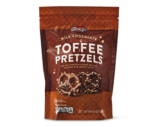 Clancy's Milk Chocolate Covered Toffee Pretzels
