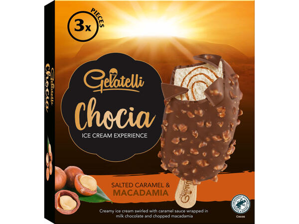 Glace avec sauce