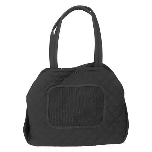 Quilted Pet Carrier, Black