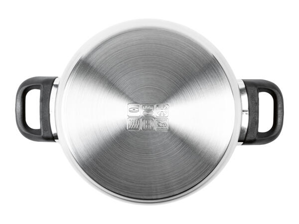 Ernesto 3 Piece Stainless Steel Pan Set