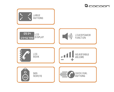 BIG BUTTON CORDED PHONE WITH SOS
