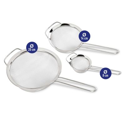 Passoires de cuisine, 3 pcs