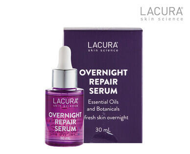 Lacura Skin Science Overnight Repair Serum or Vitamin C 10% Intensive Serum 30ml