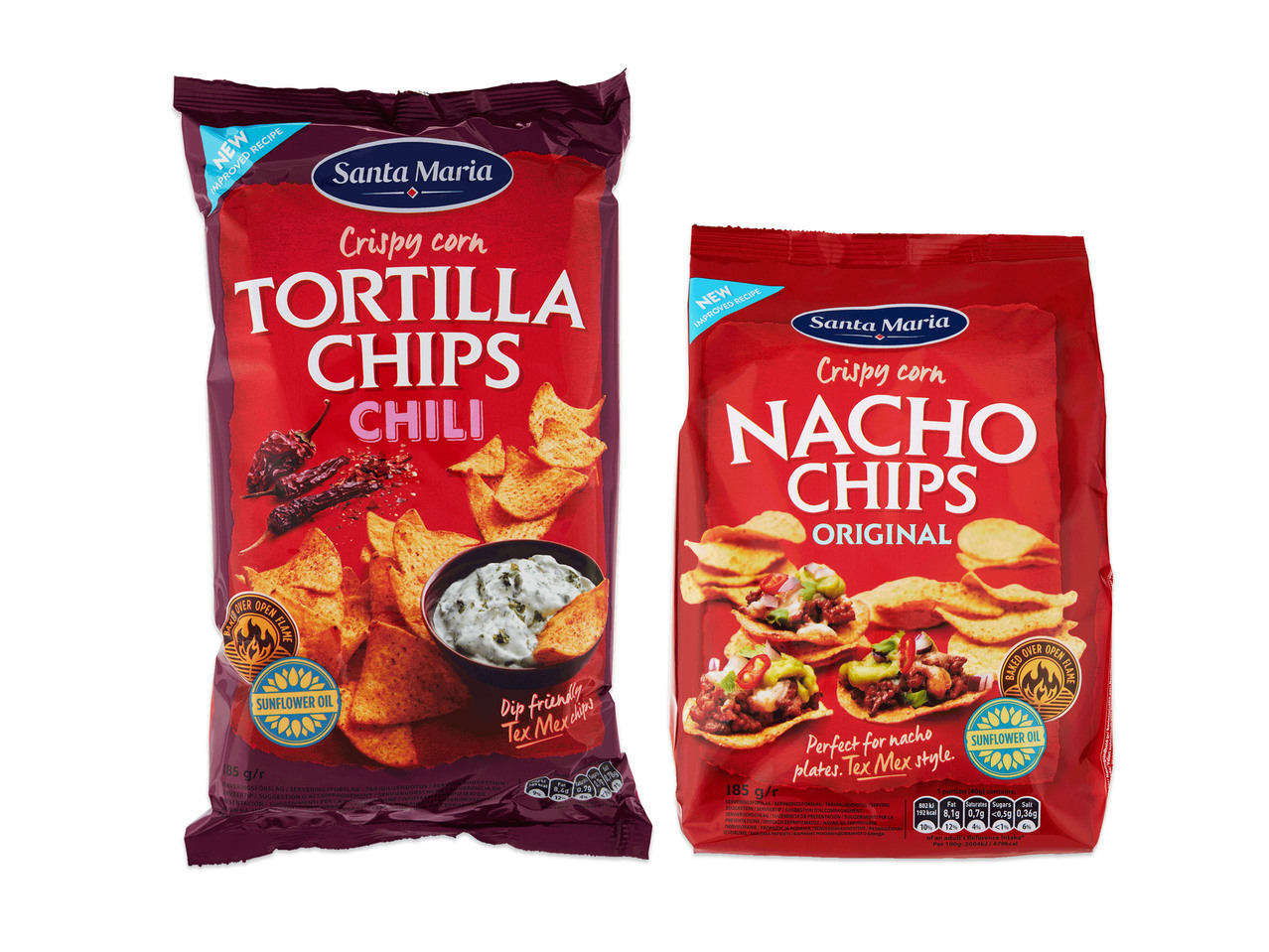 NACHO-/TORTILLACHIPS