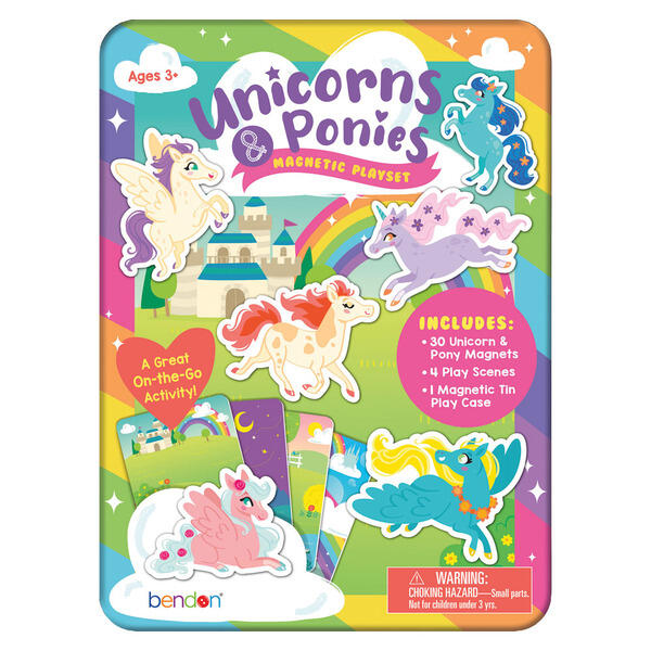 Bendon Unicorns & Ponies Tin Activities