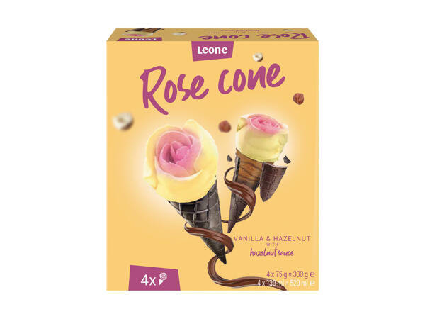 Glace vanille-nougat Leone