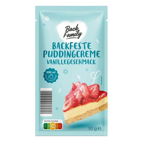 BACK FAMILY backfeste Puddingcreme