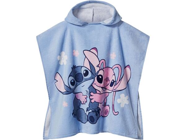 Kids' Towelling Poncho "Minnie Mouse, Mickey Mouse, Peanuts, Stitch"
