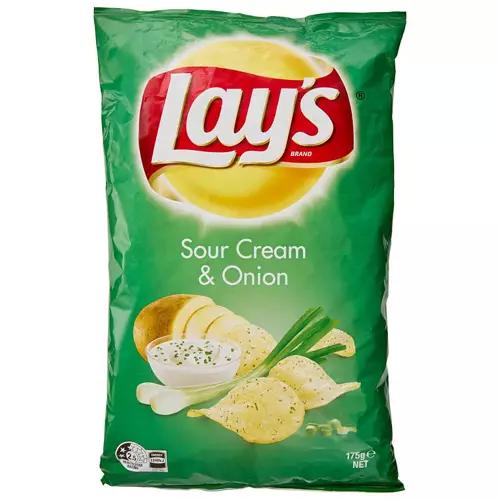 Sour Cream & Onion Chips 175g