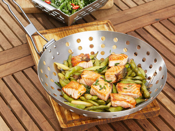 Grillpfanne, 1 Stück/Grillschale, 2 Stück