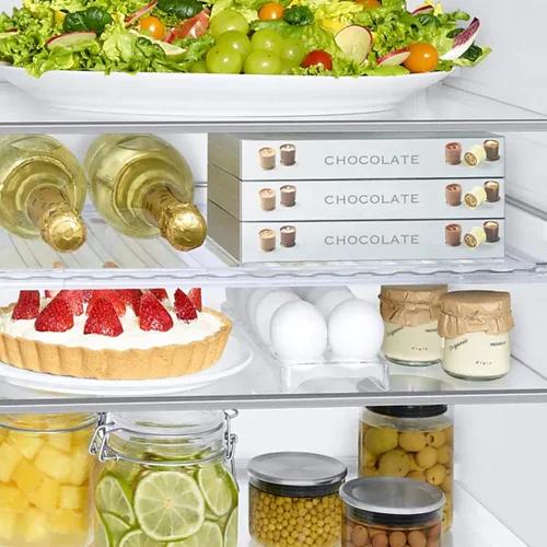 SAMSUNG Réfrigérateur-congélateur RB7300, WiFi, 344 litre, argent