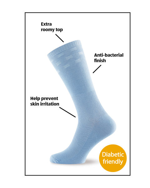 Easy Top Wide Foot Socks