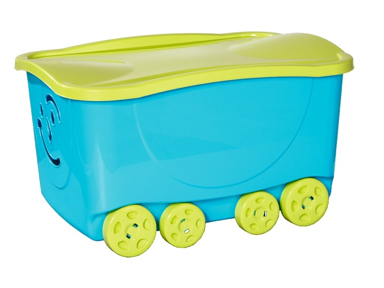 Aufbewahrungsbox auf Rädern
