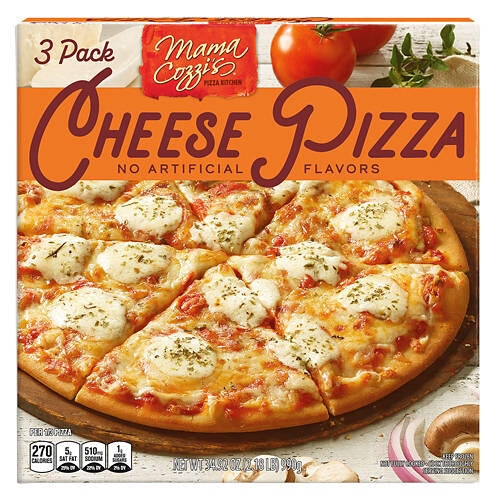 3 Pack Cheese Pizza, 35 oz