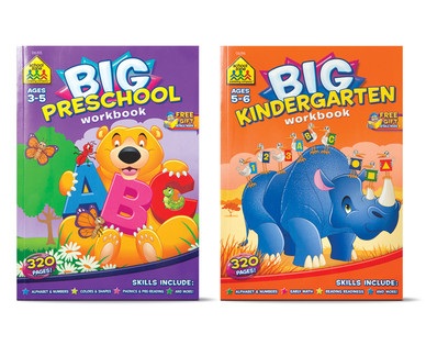 School Zone Big Workbook Assortment