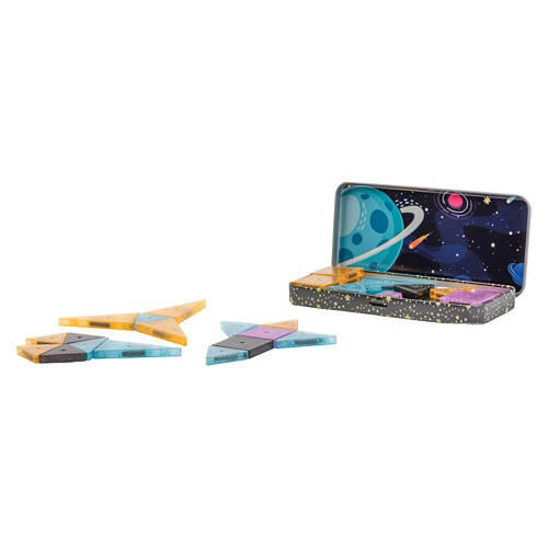40 Piece Micro Travel Magnetic Tiles - Space