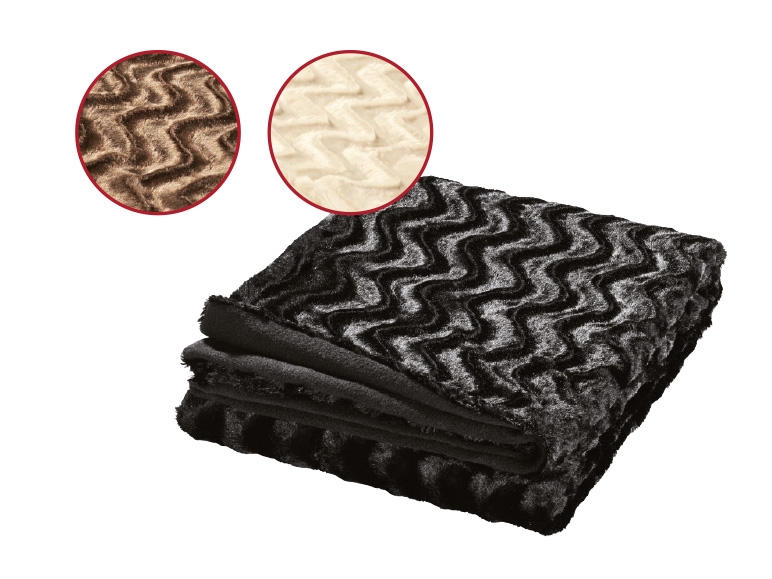 Meradiso 150 x 200cm Faux Fur Blanket