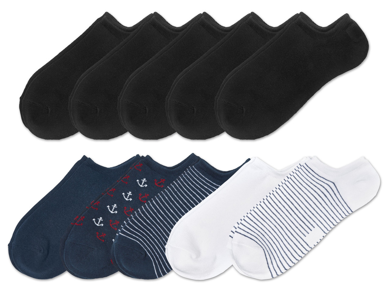 LIVERGY(R) Herren Sneaker-Socken, 5 Paar1