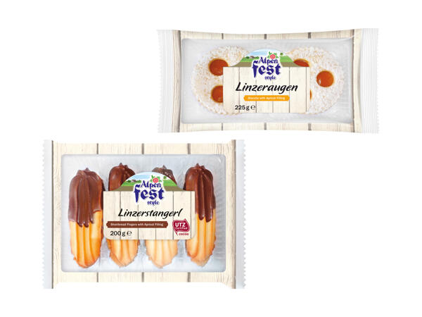 Biscotti Linzer Stangerl/Linzeraugen