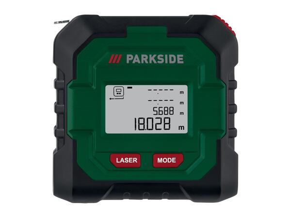 Parkside 4V Cordless 50m Laser Distance Measurer with Tape Measure