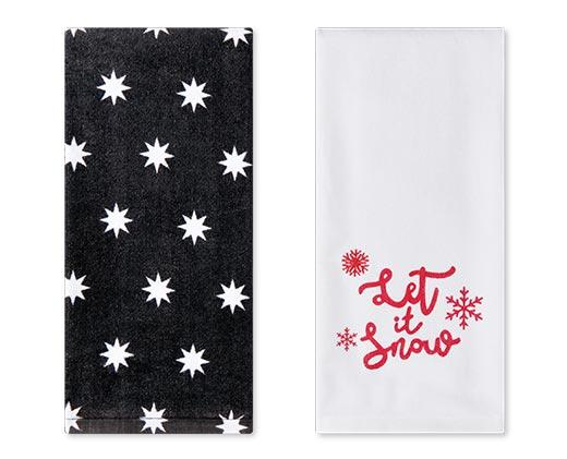 Merry Moments 2 Piece Holiday Towel Set