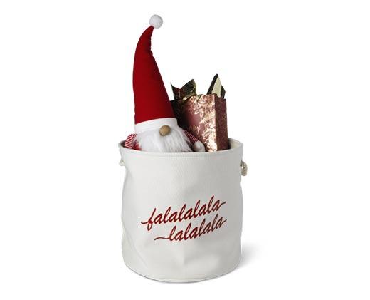 Huntington Home 
 Holiday Canvas Bins