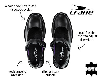 Mary Jane Leather School Shoes