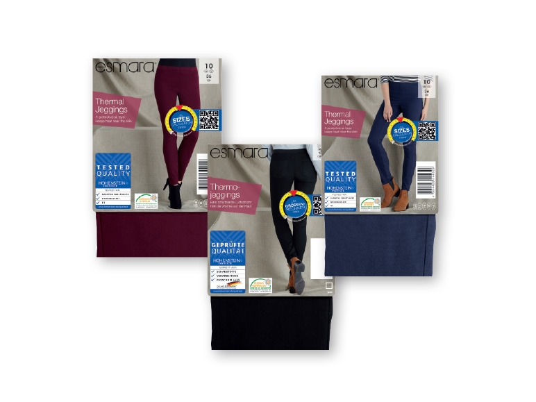 ESMARA Ladies' Thermal Jeggings