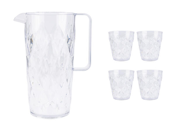 KOZIOL(R) Kande og 4 glas