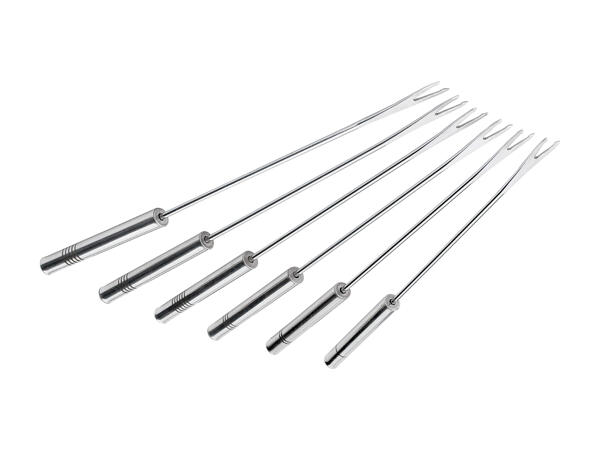 Fourchettes pour fondue bourguignonne, lot de 6
