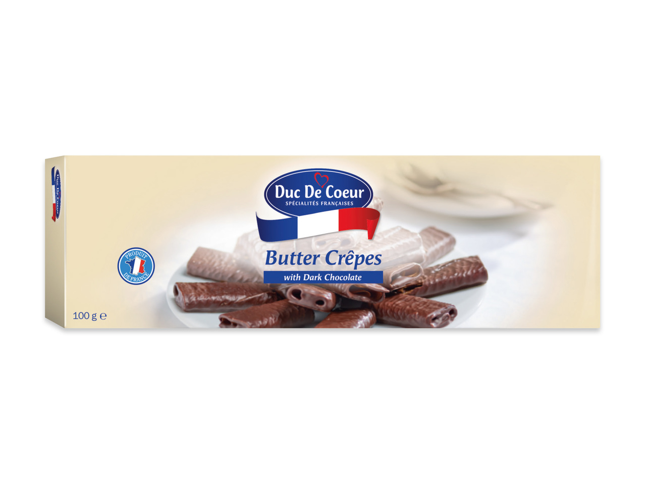 Crêpes-kakor med chocklad