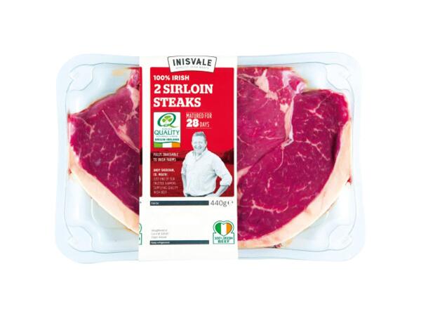 Irish Sirloin Steaks