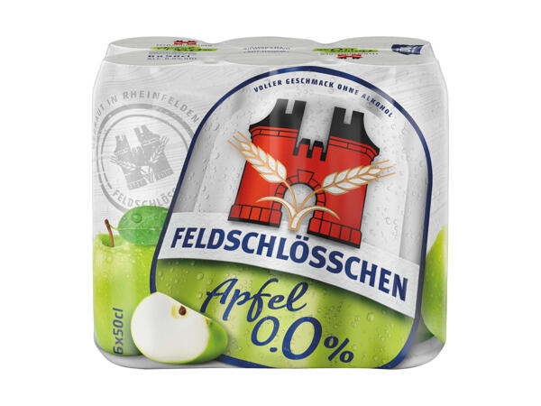 Birra Feldschlösschen analcolica, alla mela