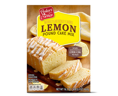 Baker's Corner Lemon Pound Cake Mix