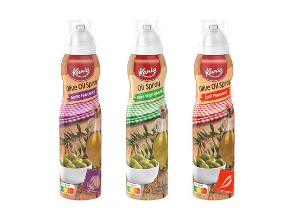 Huile d'olive en spray