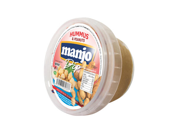 Manjo hummus with peanut