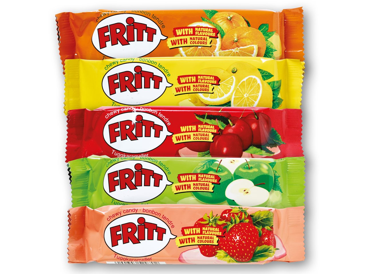 FRITT Frugtkaramelstænger