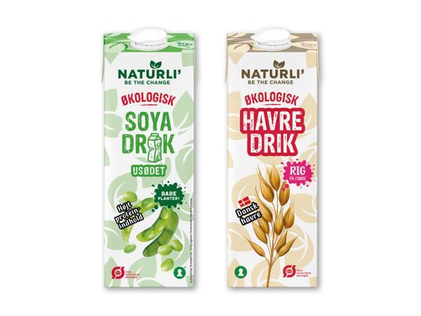 Soja- eller havredrik
