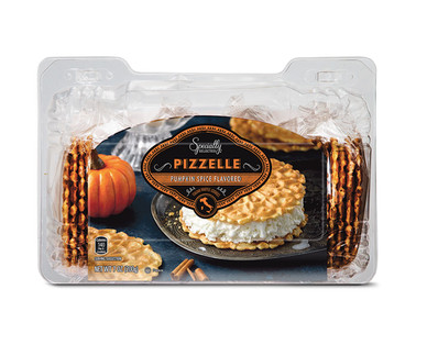 Specially Selected Pizzelle Cookies Apple Cinnamon or Pumpkin Spice