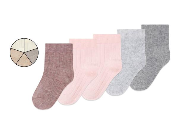 Baby Socks, 5 pairs