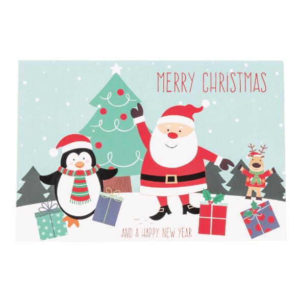 HOME CREATION(R) 				Carte de Noël (6 pcs) ou bon cadeau (2 pcs)