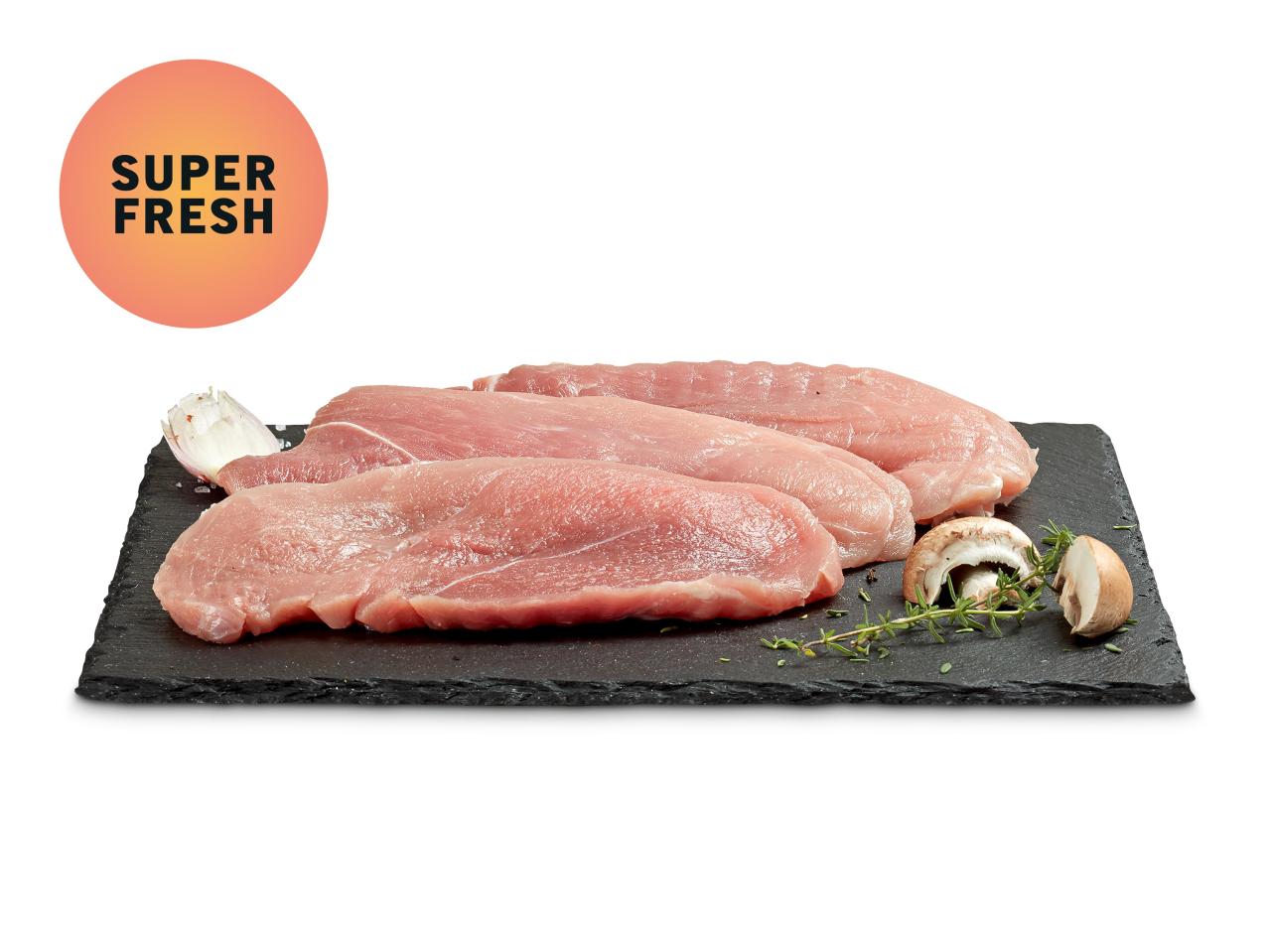 Escalopes de porc du jambon