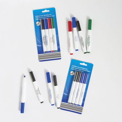 Marqueurs pour tableau blanc, 4 pcs