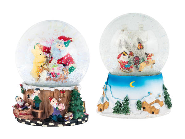 Boule de neige/ horloge musicale
