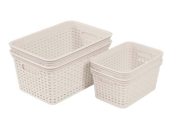 W5 Beige Storage Basket Set - Set of 4