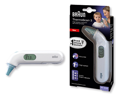 Thermomètre auriculaire infrarouge 3 IRT 3030 BRAUN