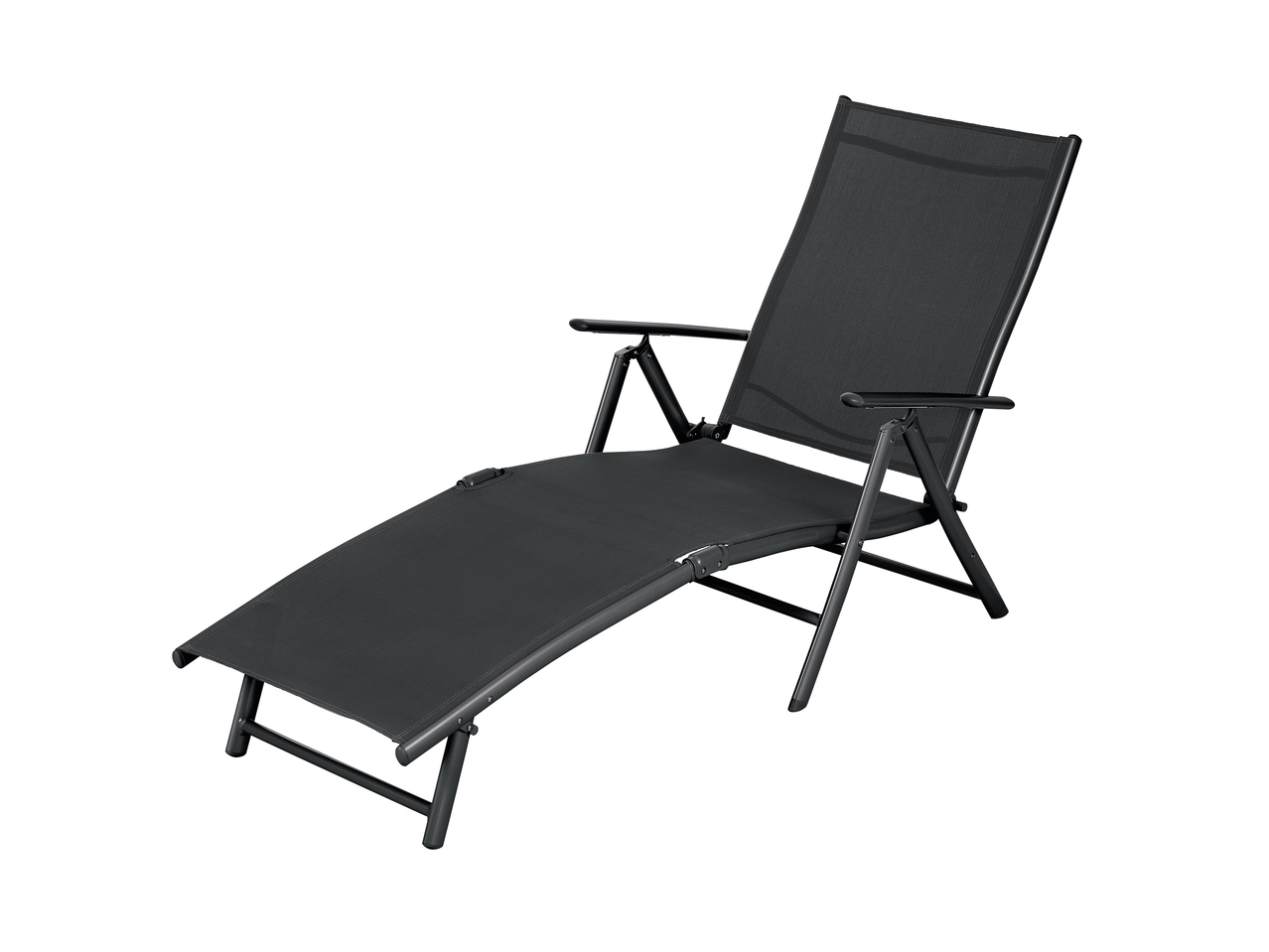 Chaise longue en aluminium