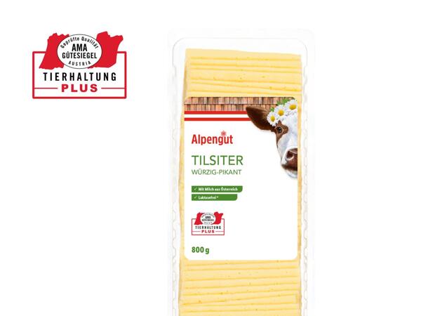 Tilsiter in Scheiben