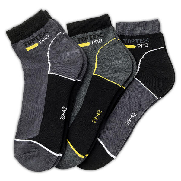 Arbeits-Kurzschaftsocken 3er