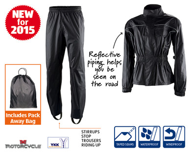 Motorcycle Rain Jacket/Trousers†